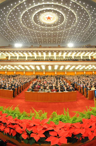 全国政协十一届三次会议在京开幕