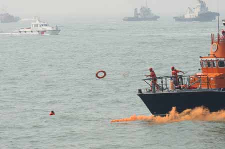 两岸首次共同进行大规模海陆空联合搜救演练