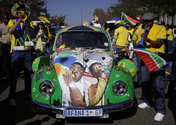 Bafana Bafana，为南非加油！
