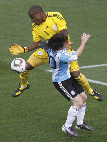 马大帅初闯世界杯 阿根廷1:0小胜尼日利亚