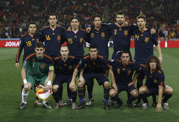 西班牙足球队阵容