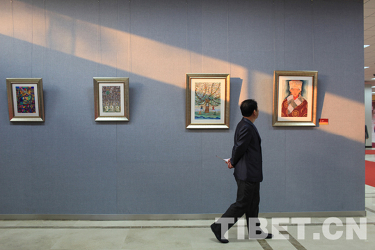 观众感言:画展燃起去西藏旅游的愿望