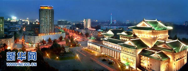 既古老又现代的“花园城市” 朝鲜首都平壤