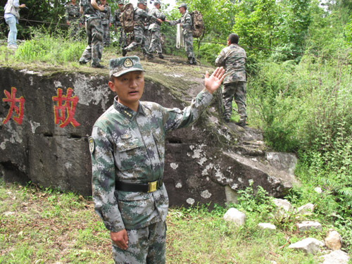 西藏边防昌都行：边防连队的溜索训练