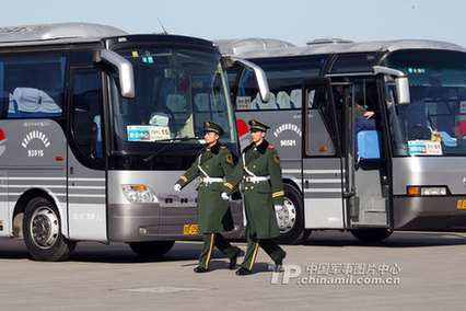 聚焦武警北京总队两会执勤哨兵