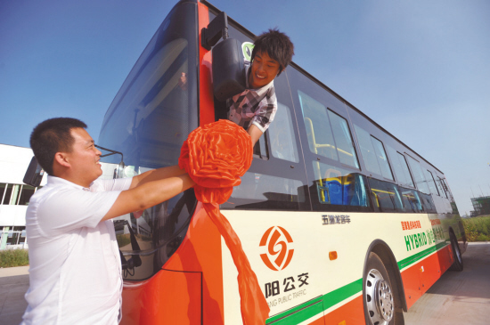 沈阳新能源公交即将上路