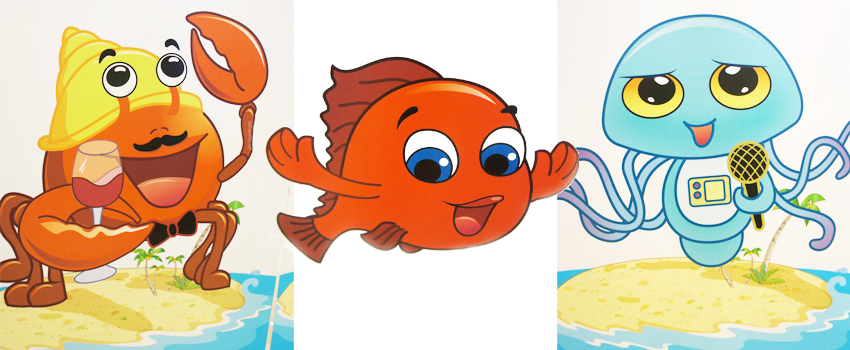 琼海推出“博鳌海洋家族”动漫卡通宣传博鳌文化