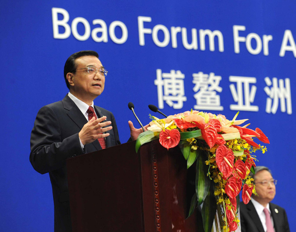 李克强出席博鳌亚洲论坛2012年年会开幕式并发表主旨演讲