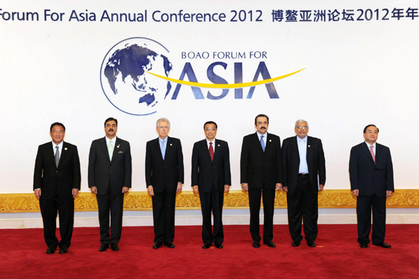 李克强出席博鳌亚洲论坛2012年年会开幕式并发表主旨演讲