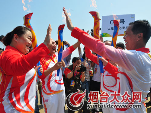 亚沙会火炬今日在烟台传递 奥运冠军邢傲伟第一棒