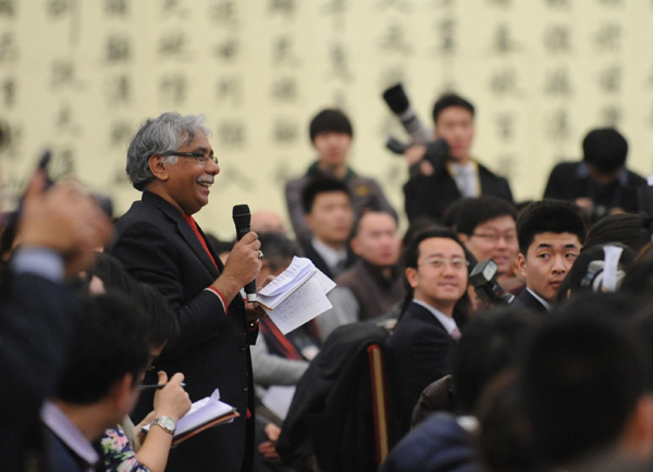 巴基斯坦联合通讯社记者提问