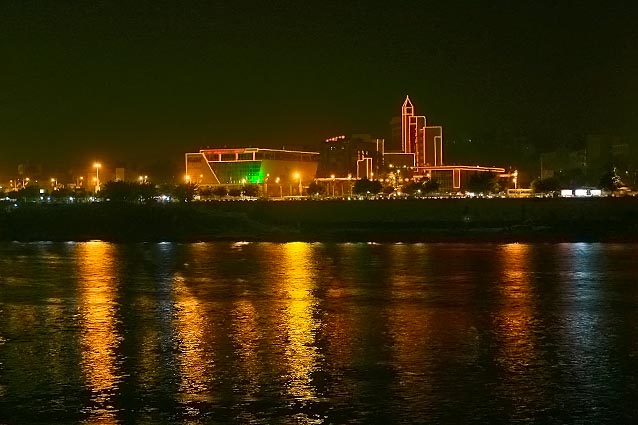 内江城市建设新景（沱江沿岸景观）