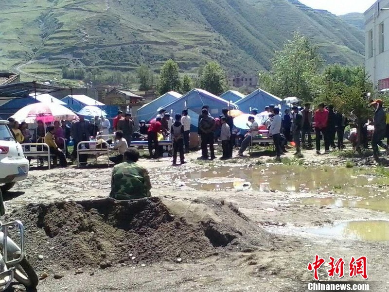 直击甘肃岷县梅川地震现场