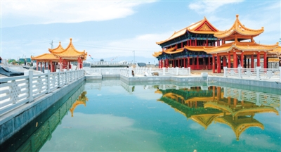 西部首个高端滨水生态中央商务区--银川阅海湾快速崛起