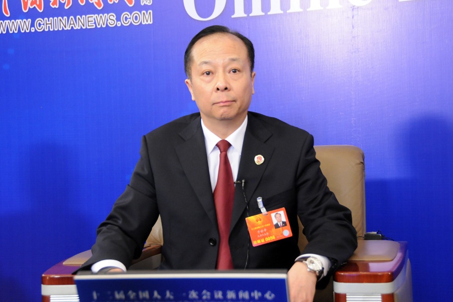 于世平在访谈现场
