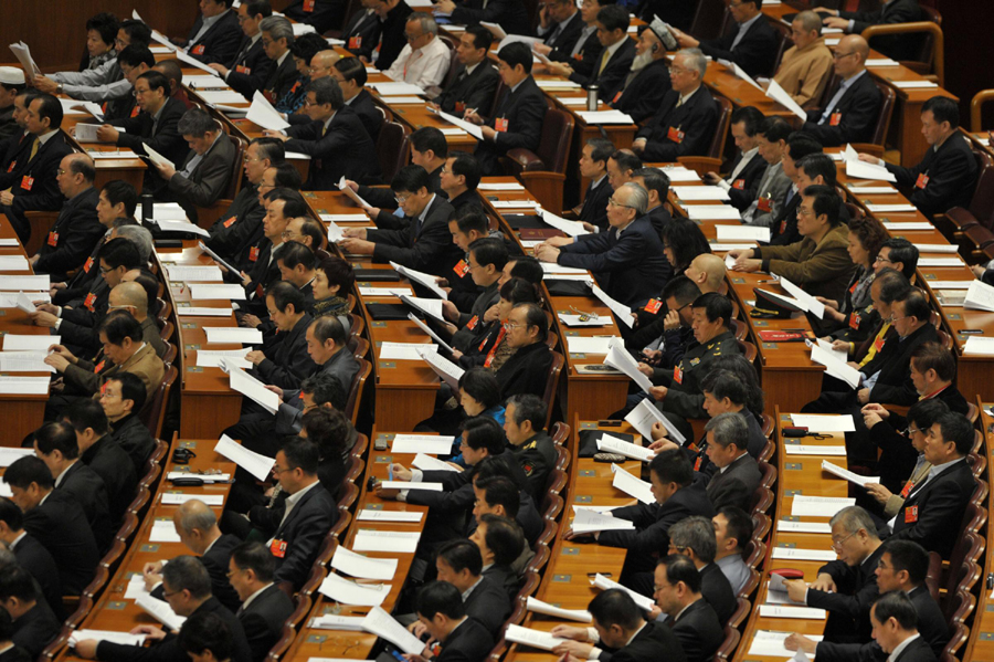 全国政协委员在听会