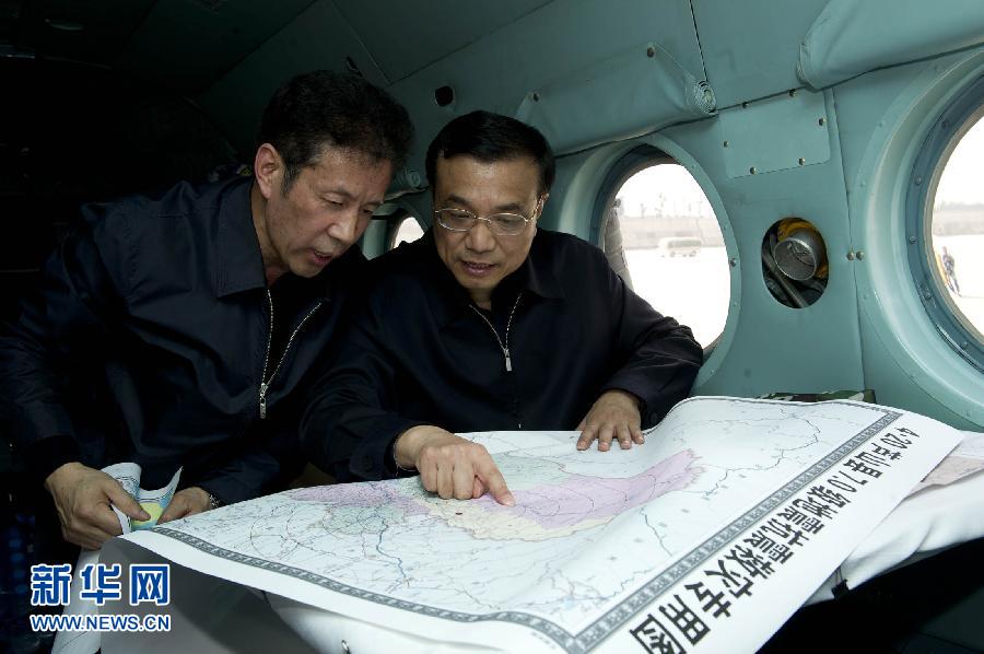 李克强在震区24小时的足迹