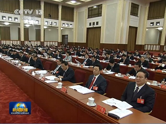 十八届三中全会会场朴素 无鲜花装饰
