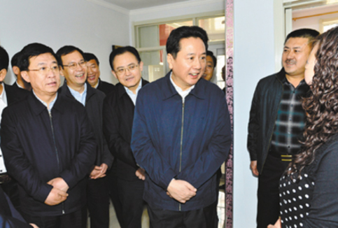 李小鹏在大同市调研采煤沉陷区治理工作