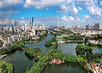 广州建绿色发展的示范区