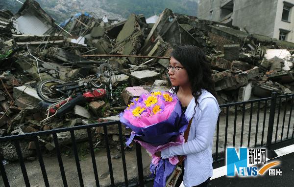 汶川地震两周年：5·12的北川：默默的哀思