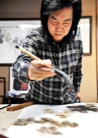 康庄的葡萄画
