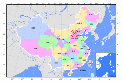 山西阳高县大同县交界发生4.5级地震(图)