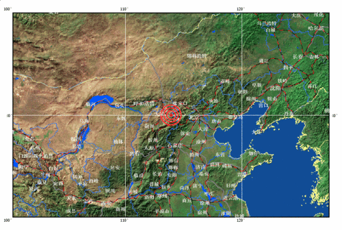 山西阳高县大同县交界发生4.5级地震(图)
