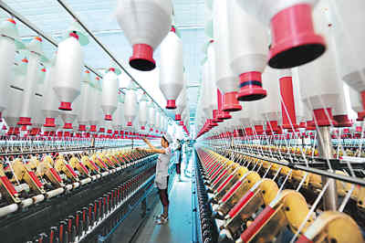 纺织业在内需中觅得生机 内销产值同比回暖
