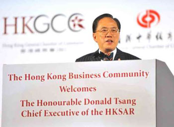 曾荫权:2012年特首立法会选举是为将来普选铺路