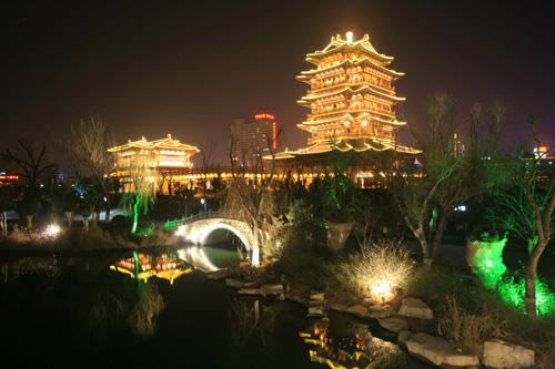 梦幻大明湖夜景