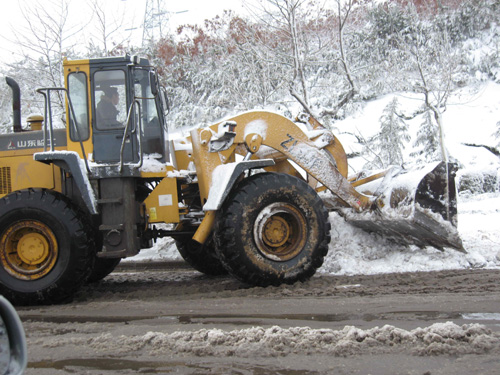 正月十五烟台下大雪(图)