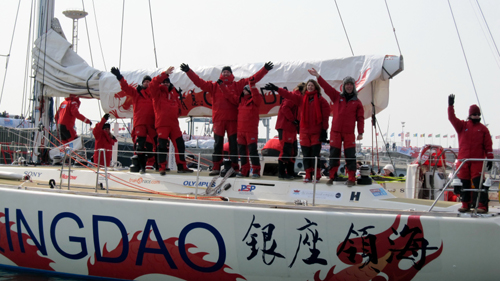 克利伯环球帆船赛在青岛起航