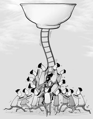 民调：仅7%大学生不看好公务员这饭碗