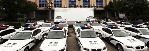 为世博保驾护航 22辆宝马警车护驾世博