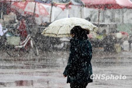 江苏赣榆降下“三月雪”