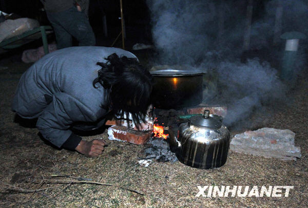玉树震区第一夜
