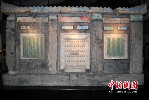 我国从美国成功追回国家一级文物唐代石椁(图)