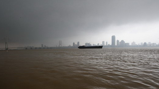 安徽长江沿岸水位上涨