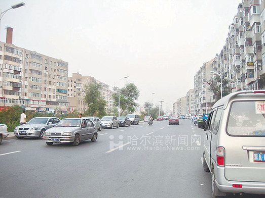 哈尔滨市道路升级改造带来生活新景象(组图)