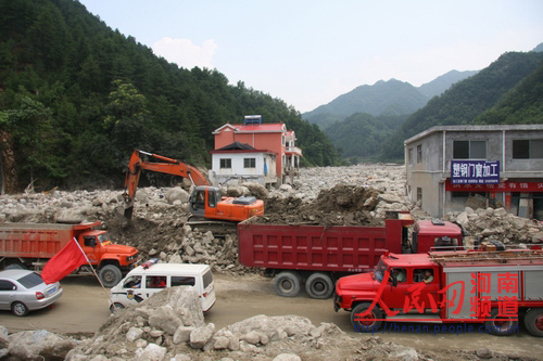 栾川县灾后重建工作加快进行