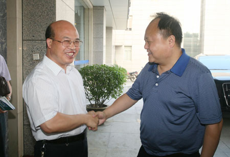 江苏省灌南县党政考察团到全国百强县市永城市考察