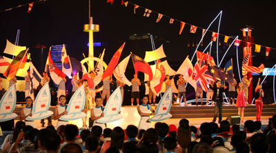 2010青岛国际帆船周开幕式昨晚在青岛开幕