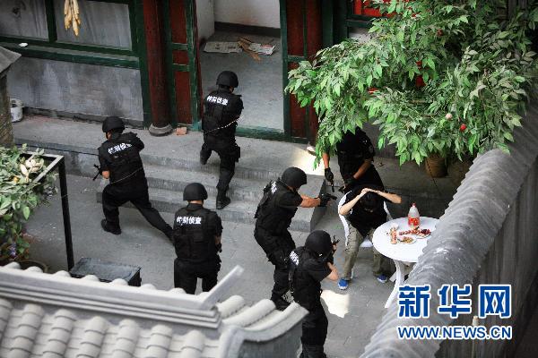 北京刑警全员培训抓捕实战技能