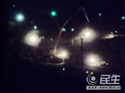 黑龙江双鸭山一在建铁路桥坍塌 无人员伤亡