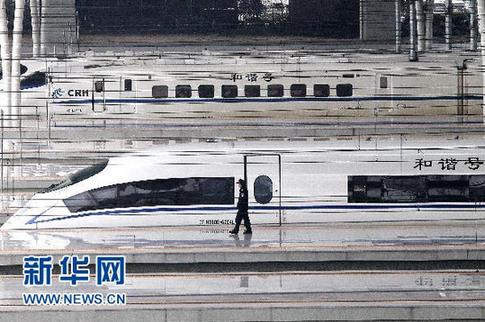 京沪高铁上海段开始试跑时速400公里列车