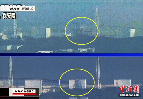 日本称福岛第一核电站爆炸后有11人受伤