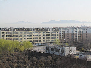 网友称济南出现海市蜃楼(图)