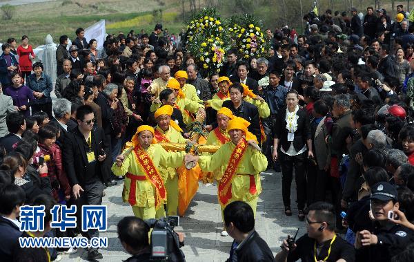 台湾首任巡抚刘铭传遗骨在安徽安葬