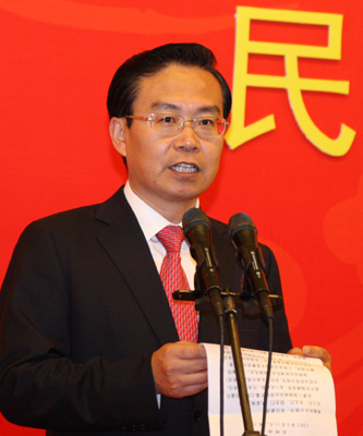 苏树林当选福建省长（图）